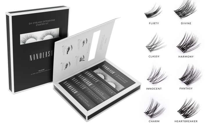 nanolash DIY Eyelash Extensions STARTER KIT